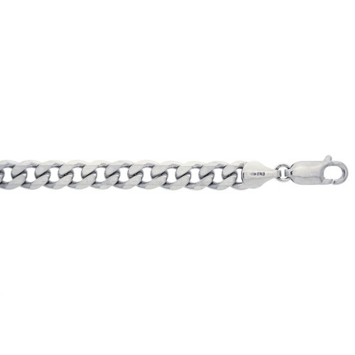 Silver Rhodium Plated Basic Chain Curb (GD180RH)