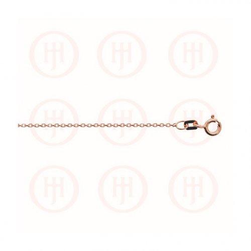 10 Pack of Rose Gold Plated Sterling Silver Rolo Fancy Chains (ROLO10-R-PACK)