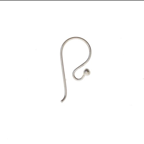 Sterling Silver Fish Hook Plain With Balled End (EW-3)