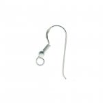 Sterling Silver Fish Hook With Coil And Bead (EW-1)
