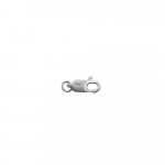 Sterling Silver Rhodium Plated Lobster Clasp (LC0-RH)