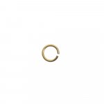 Sterling Silver Gold Plated Jump Ring 6mm (JRP-6-G)