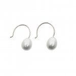 Small Oval PEarl Earrings (GE-1047)