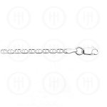 Silver Basic Chain Flat Marina 01 (FM25) 2mm