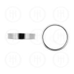Sterling Silver Flat Band Ring 2mm (R-1141-2)