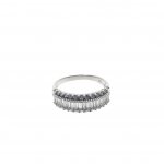Sterling Silver Baguette Ring (R-1362)
