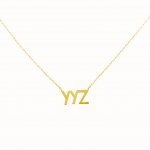 Sterling Silver YYZ Necklace (N-1248)