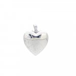 Sterling Silver swirled design Heart Locket (LOC-HE-1079)