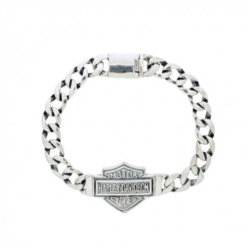 Sterling Silver Harley DavidsonHeavy Chain Bracelet