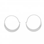 Thick Slanted Hoops (HP-1069)