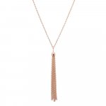 Tassel Necklace with Plain Small Cap (N-1278)