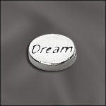 Sterling silver 8mm"Dream" bead (BD-M-1)
