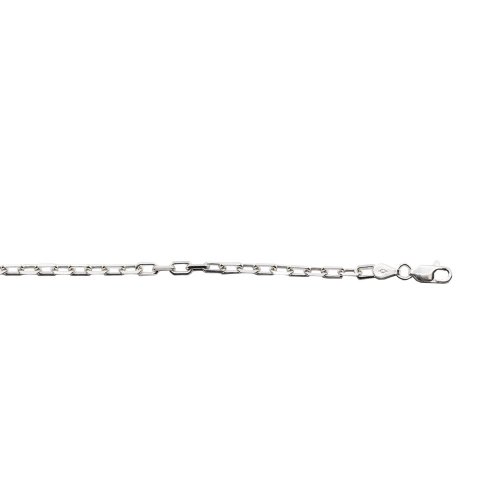 Rose Gold Plated Sterling Silver Snake Pattern Chain D/C (SNAKE25RR-RH)