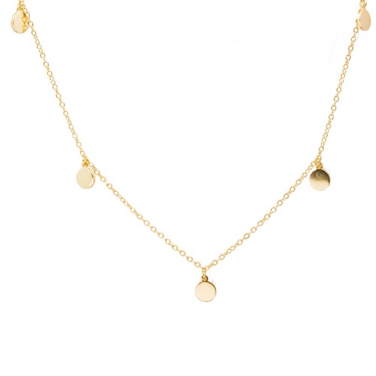 Dropping Polka Dot Necklace (N-1296) - House of Jewellery