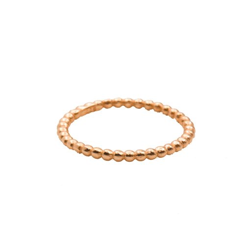 Rose Gold Plated Thin Bar Plain Ring (R-1428-R)