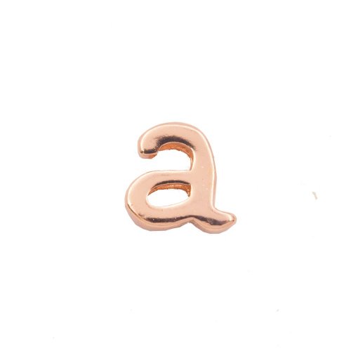 Rose Gold Plated Alphabet Pendants (P-1410-R)