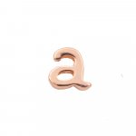 Rose Gold Plated Alphabet Pendants (P-1410-R)