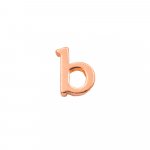 Rose Gold Plated Alphabet Pendants (P-1410-R)