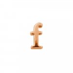 Rose Gold Plated Alphabet Pendants (P-1410-R)