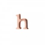 Rose Gold Plated Alphabet Pendants (P-1410-R)