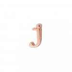 Rose Gold Plated Alphabet Pendants (P-1410-R)