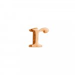 Rose Gold Plated Alphabet Pendants (P-1410-R)