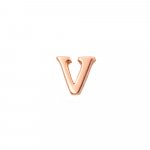 Rose Gold Plated Alphabet Pendants (P-1410-R)