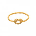 CZ Knotted Ring (R-1423-G)