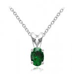 Mother and Child January Birthstone Pendant (P-1368-JAN)