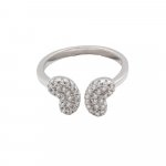 Sterling Silver Butterfly CZ Ring (R-1505)