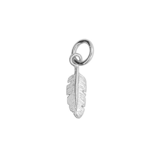 Sterling Silver Feather Pendant (P-1407)