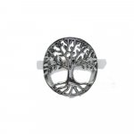 Plain Sterling Silver Tree of Life Ring (R-1198)