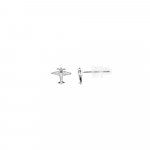 Sterling Silver CZ Planes (ST-1364)