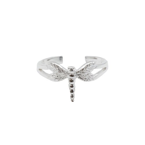 Sterling Silver Dragonfly Toe Ring (TR-1032)