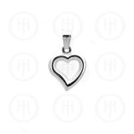 Silver Heart Pendant (P-1003-20)