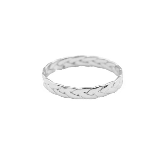 Sterling Silver Braided Ring (R-1492)
