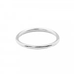 Sterling Silver Plain Stackable Ring (R-1492)