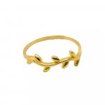 Plain 10K Gold Ivy Ring (GR-10-1073)