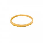 Plain 10K Gold Hexa Band Ring (GR-10-1088)