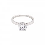 Sterling Silver Classic Style CZ Ring (R-1385)