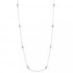 Silver Tiffany Inspired CZ by the Yard Necklace (N-1007-G)