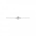Silver Tiffany Inspired CZ by the Yard Necklace (N-1007-G)