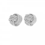 Silver Ribboned Love knot 10mm(ST-1182-10)