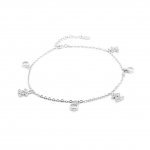 Sterling Silver Chanel Inspired Anklet (ANK-1075)