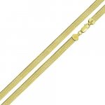 14K Gold Plated Herring Bone 040 Chain 3.5mm (HB40-G)