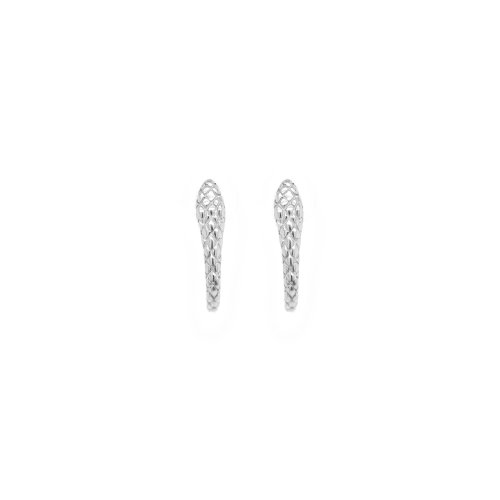 Sterling Silver Textured Snake Studs (ST-1493)