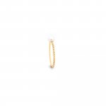 Sterling Silver Gold Plated Pearl Bubble Ring (R-1577)