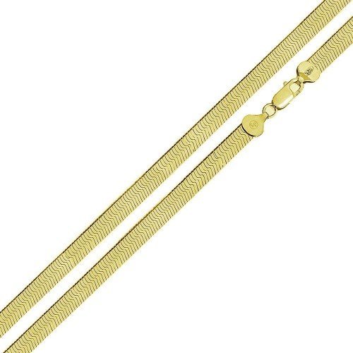 14K Gold Plated Herring Bone 040 Chain 3.5mm (HB40-G)