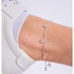 Sterling Silver Chanel Inspired Anklet (ANK-1075)
