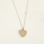 Silver Heart Dog-Tag Pendant (DT-H-101)